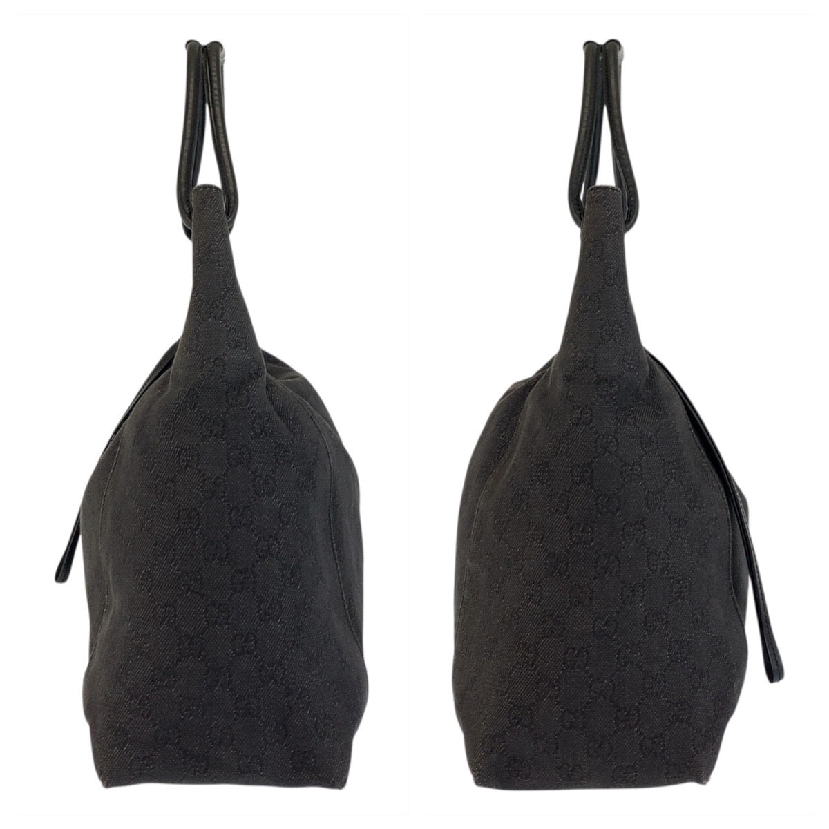 19036
GUCCI グッチ ブラック 黒 GGキャンバス / レザー 101292 ショルダーバッグ  レディース ABP34