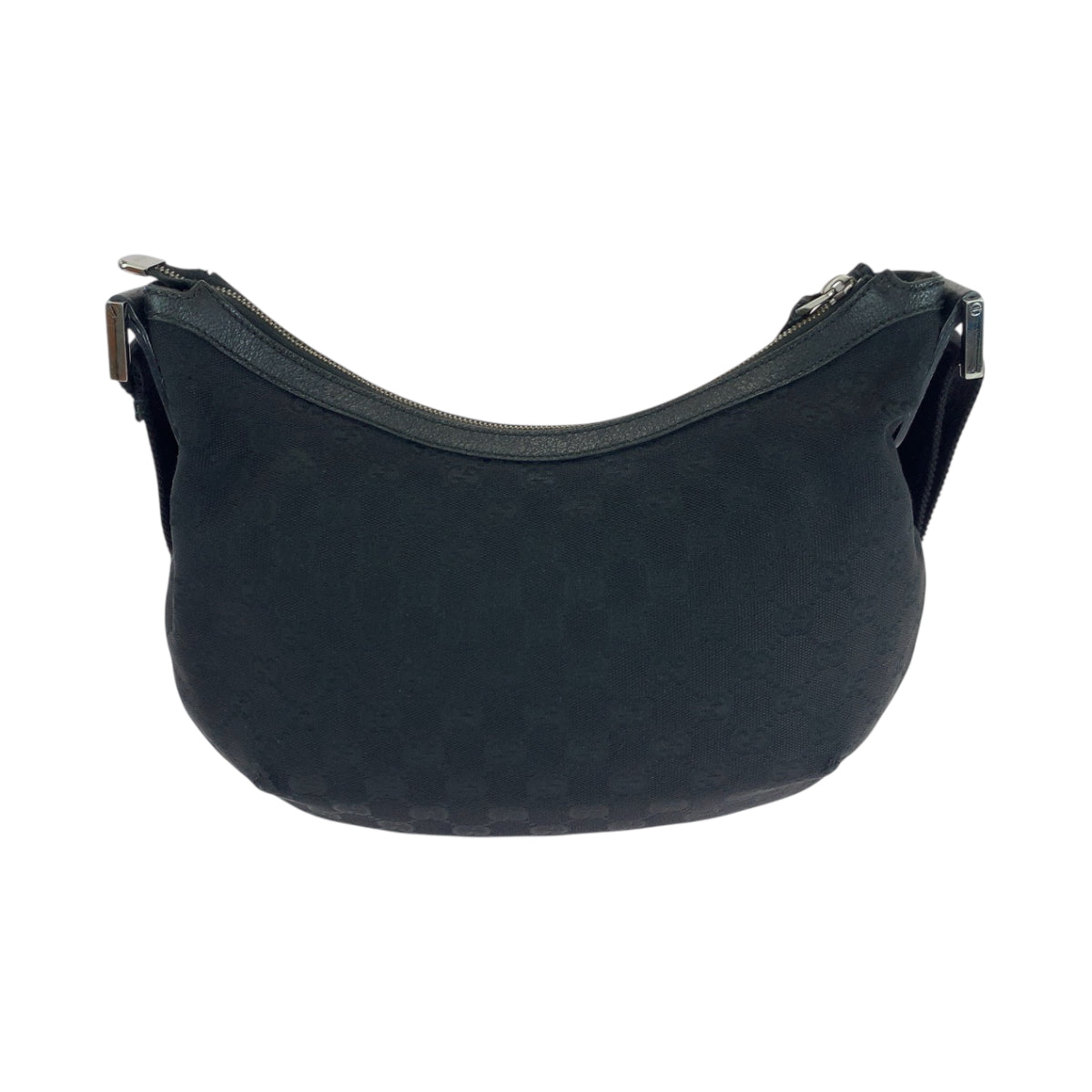 19040
GUCCI グッチ ブラック 黒 シルバー金具 GGキャンバス 181092 ショルダーバッグ 斜め掛け  レディース AB25