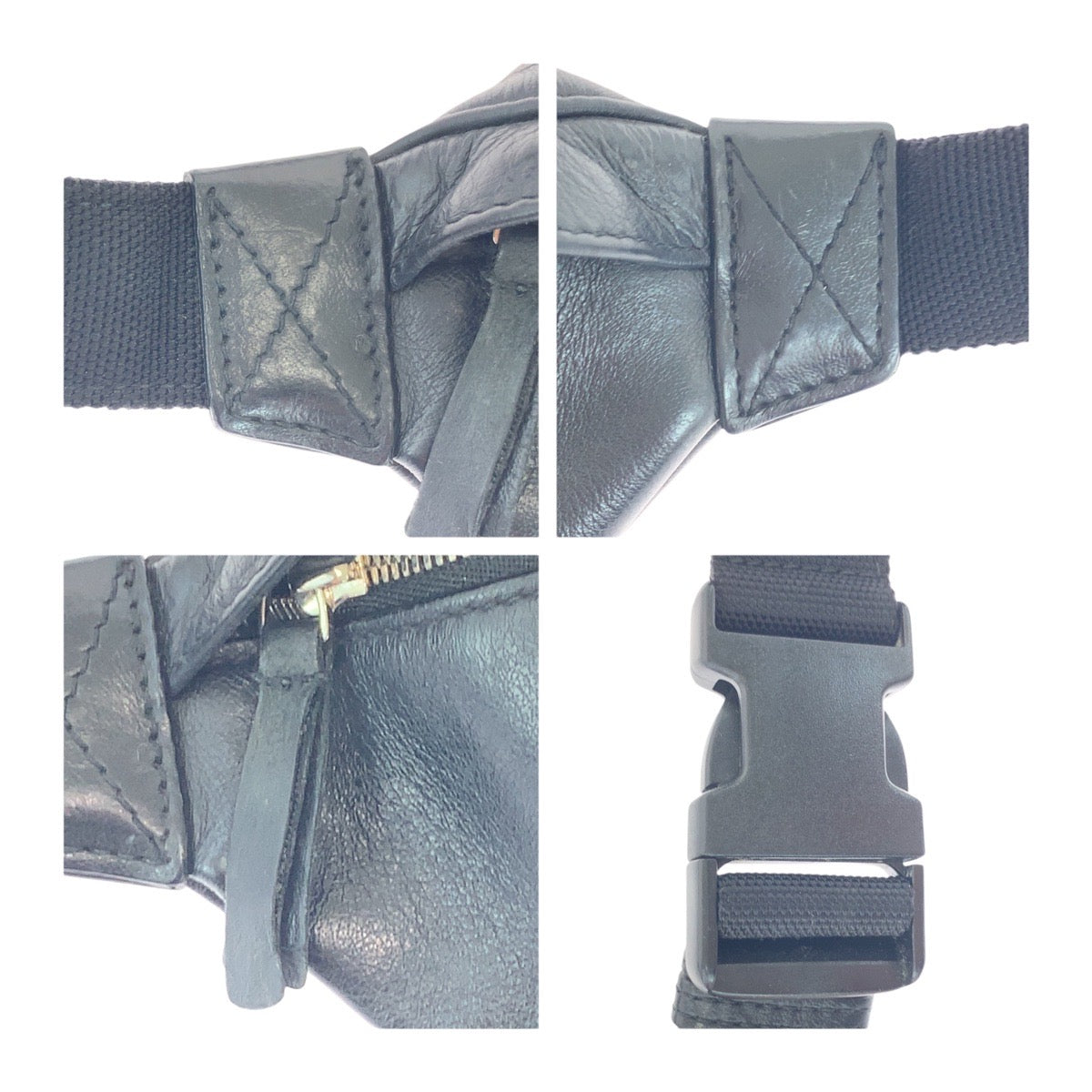 19047
BALENCIAGA バレンシアガ エブリデイ ロゴプリント ブラック 黒 シルバー金具 レザー 552376 ボディバッグ ウエストバッグ 男女兼用 メンズ ABP75