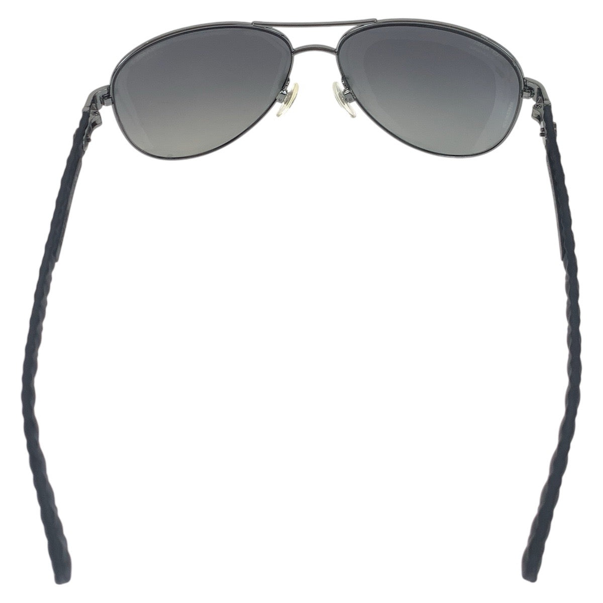 19051
CHANEL シャネル ココマーク ブラック 黒 シルバー メタル / ラバー 4204-Q c.108/S8 58◻︎14 135 3P サングラス 男女兼用 ティアドロップ メンズ AB16