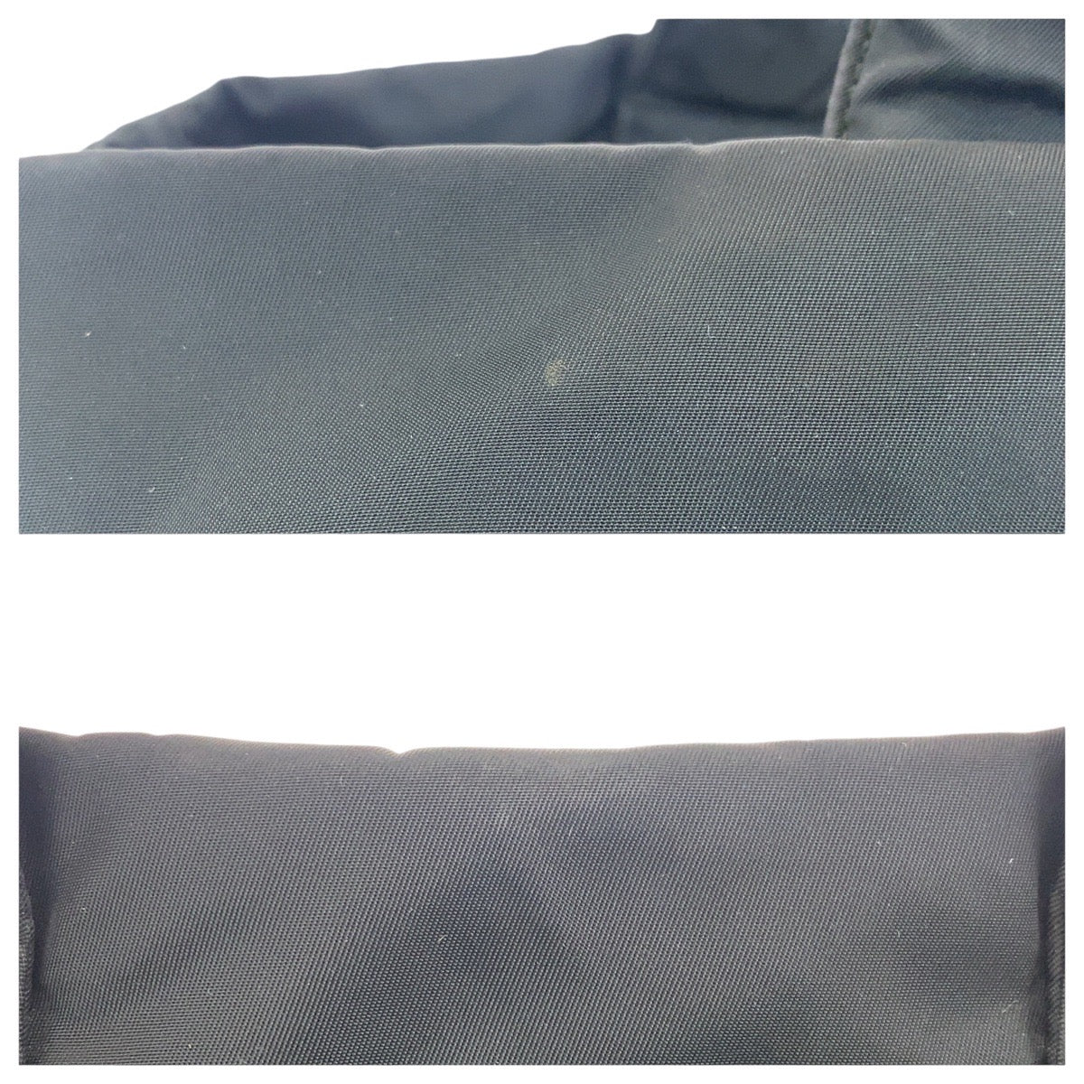 19053
PRADA プラダ テスート 三角ロゴプレート ブラック 黒 シルバー金具 ナイロン トートバッグ ショルダーバッグ メンズ AB48