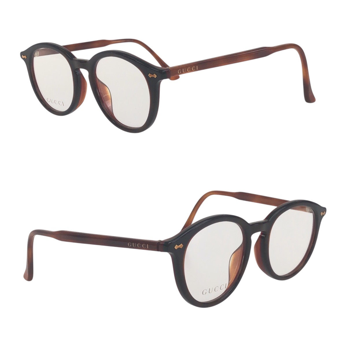 19056
GUCCI グッチ ブラウン ゴールド金具 プラスチック GG0192 OA 004 49□20 150 サングラス メガネフレーム 男女兼用 ウェリントン メンズ ABP21