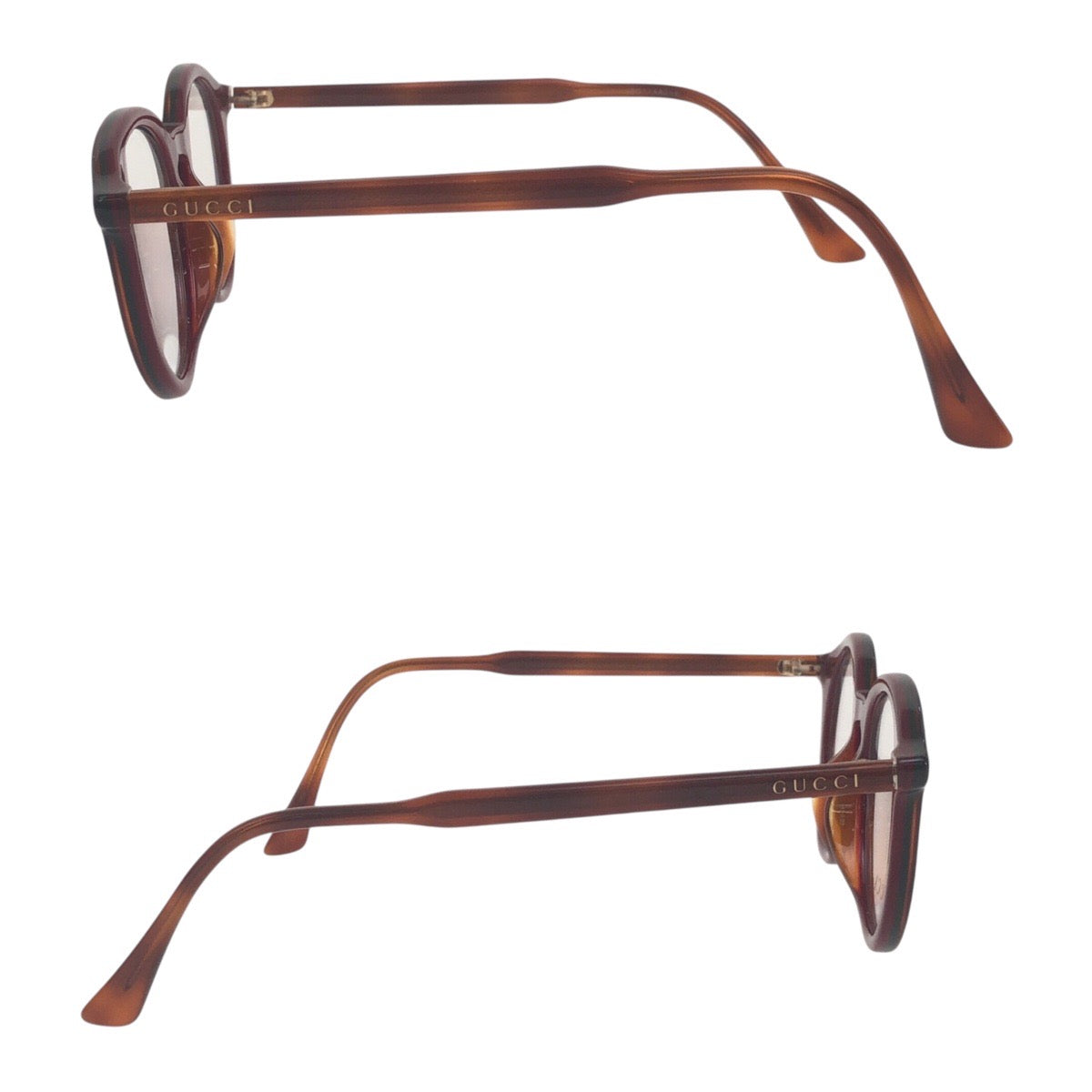 19056
GUCCI グッチ ブラウン ゴールド金具 プラスチック GG0192 OA 004 49□20 150 サングラス メガネフレーム 男女兼用 ウェリントン メンズ ABP21