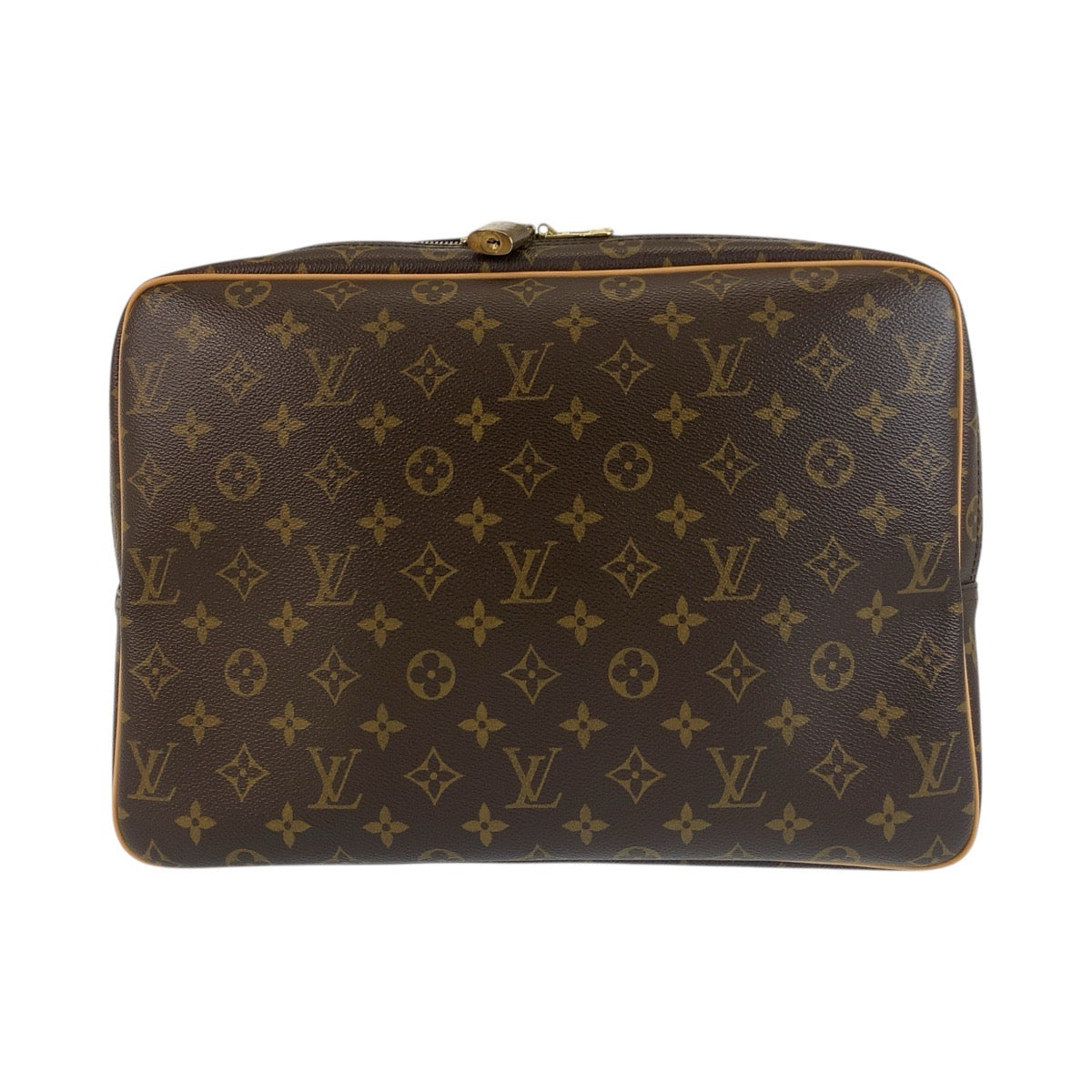 19067
LOUIS VUITTON ルイヴィトン モノグラム リポーターGM ブラウン ゴールド金具 PVC M45252 ショルダーバッグ メッセンジャーバッグ メンズ A118