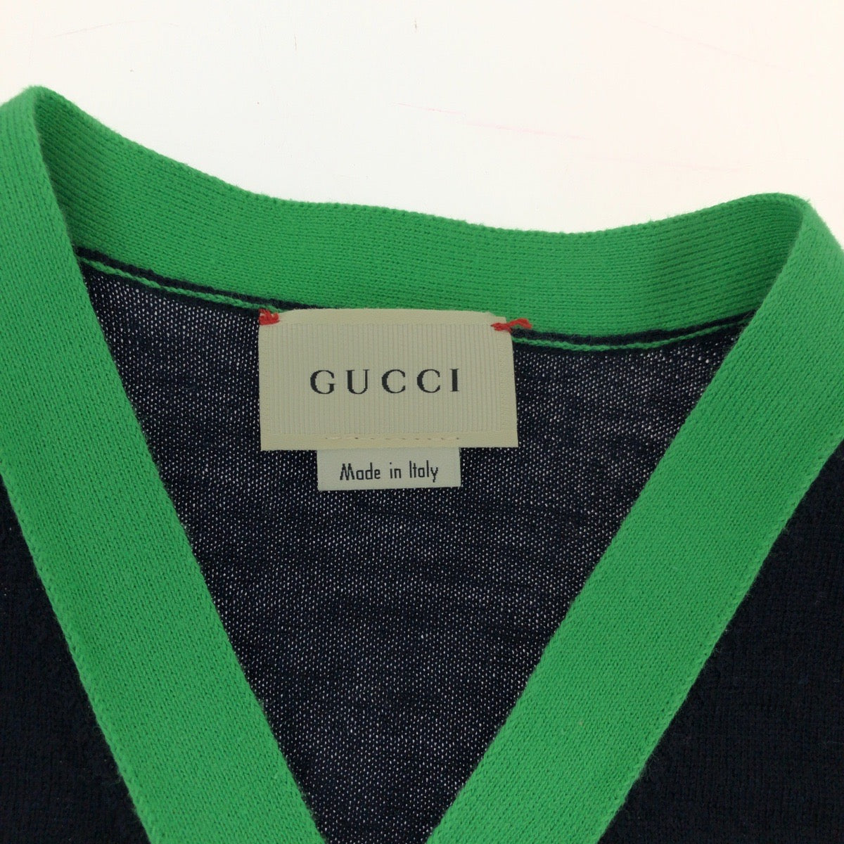 19070
GUCCI グッチ 蜂 ビー エンブロイダリー サイズ5 ネイビー マルチカラー コットン カーディガン キッズ SA38