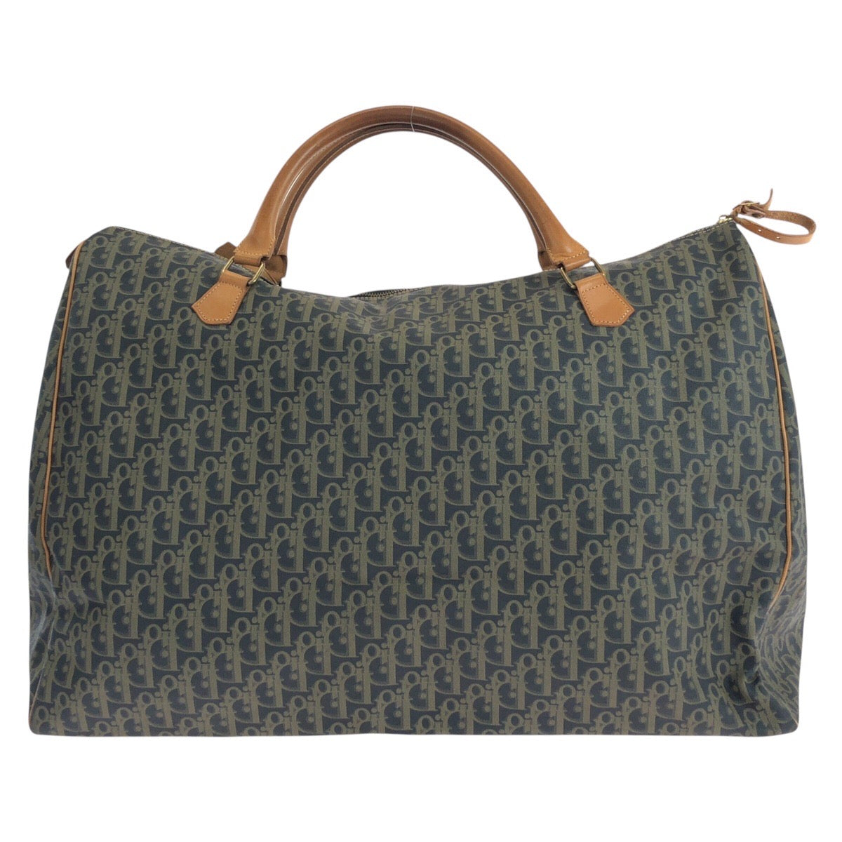 19074
Dior ディオール ヴィンテージ トロッター ネイビー ブラウン ゴールド金具 レザー ボストンバッグ  レディース AB56