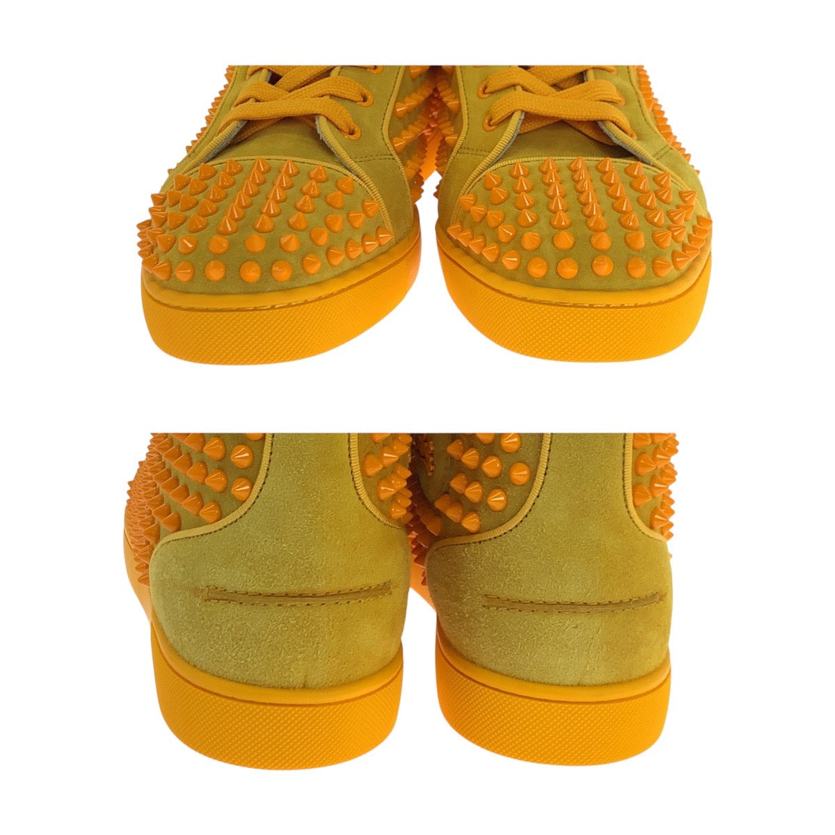 19076
Christian Louboutin クリスチャンルブタン LOUIS ORLATO FLAT サイズ表記41/26cm イエロー スウェード 3160092 スニーカー 岩田屋福岡本店限定 メンズ SA78