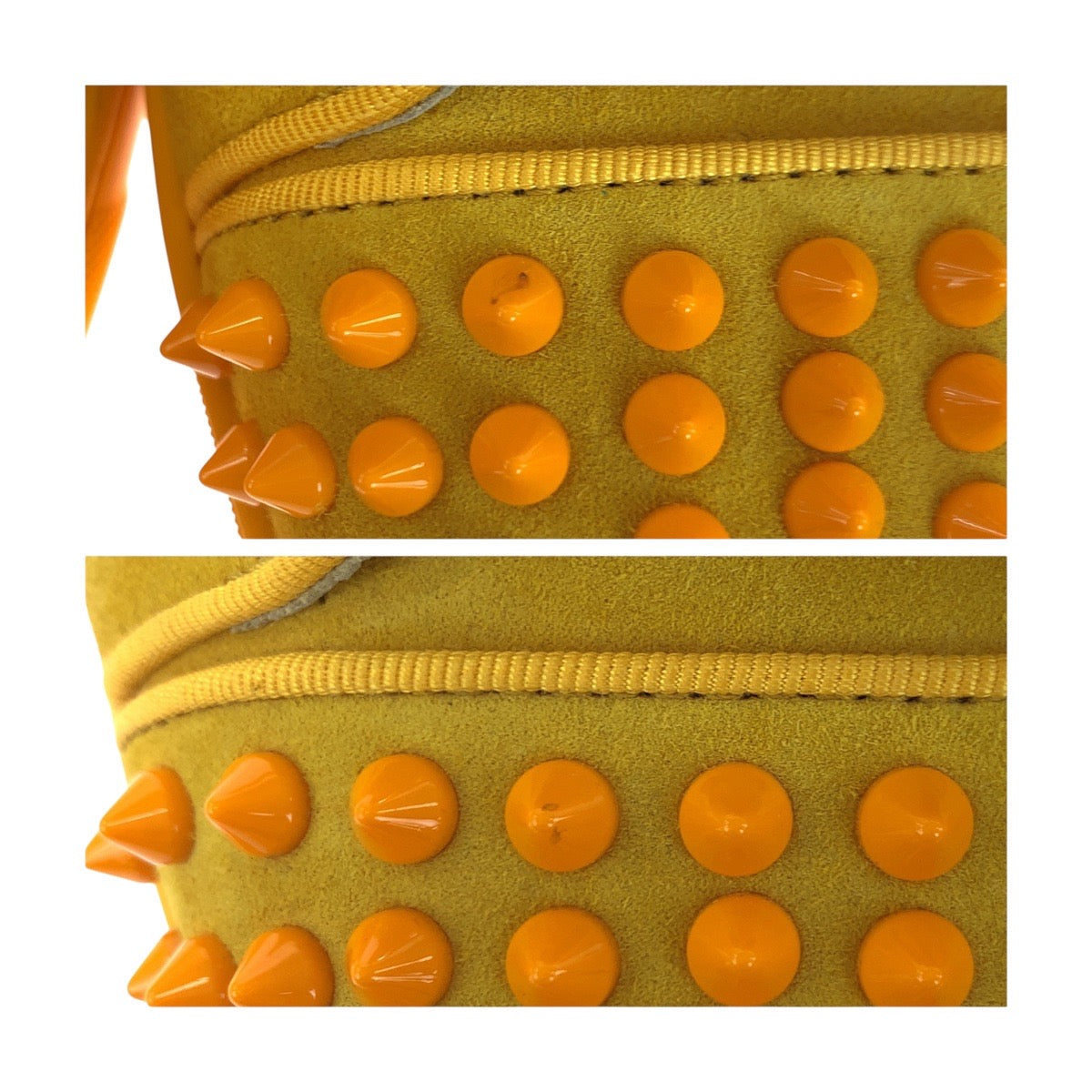 19076
Christian Louboutin クリスチャンルブタン LOUIS ORLATO FLAT サイズ表記41/26cm イエロー スウェード 3160092 スニーカー 岩田屋福岡本店限定 メンズ SA78