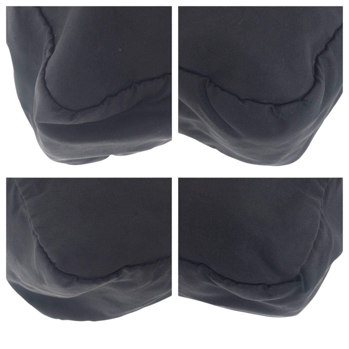 19078
PRADA プラダ テスート 三角ロゴプレート ブラック 黒 シルバー金具 ナイロン トートバッグ ショルダーバッグ レディース AB16