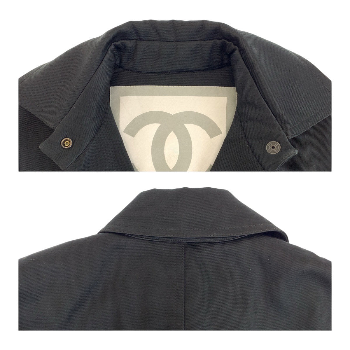 19080
CHANEL シャネル スポーツライン ココマーク サイズ34 ブラック 黒 コットン / シルク P29264 ジャケット レディース A198