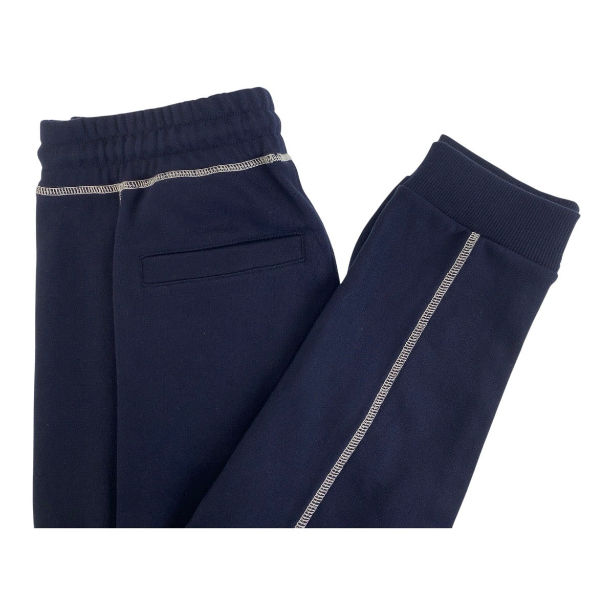 19085
KENZO ケンゾー Tiger Crest Cuffed サイズS ネイビー ホワイト コットン スウェットパンツ メンズ N15