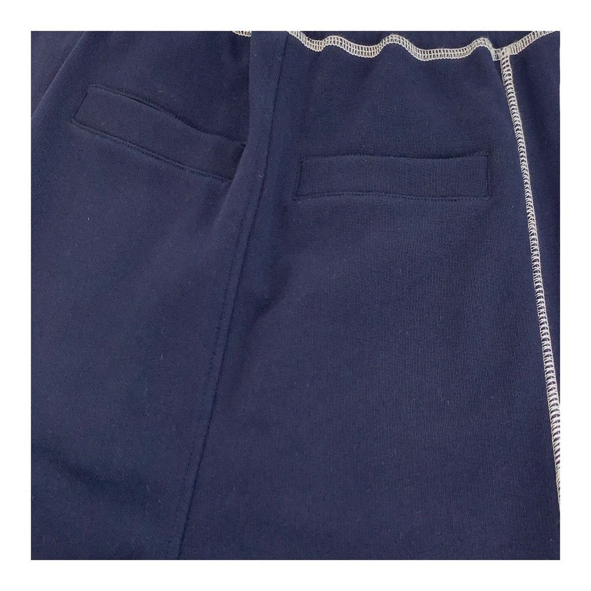 19085
KENZO ケンゾー Tiger Crest Cuffed サイズS ネイビー ホワイト コットン スウェットパンツ メンズ N15