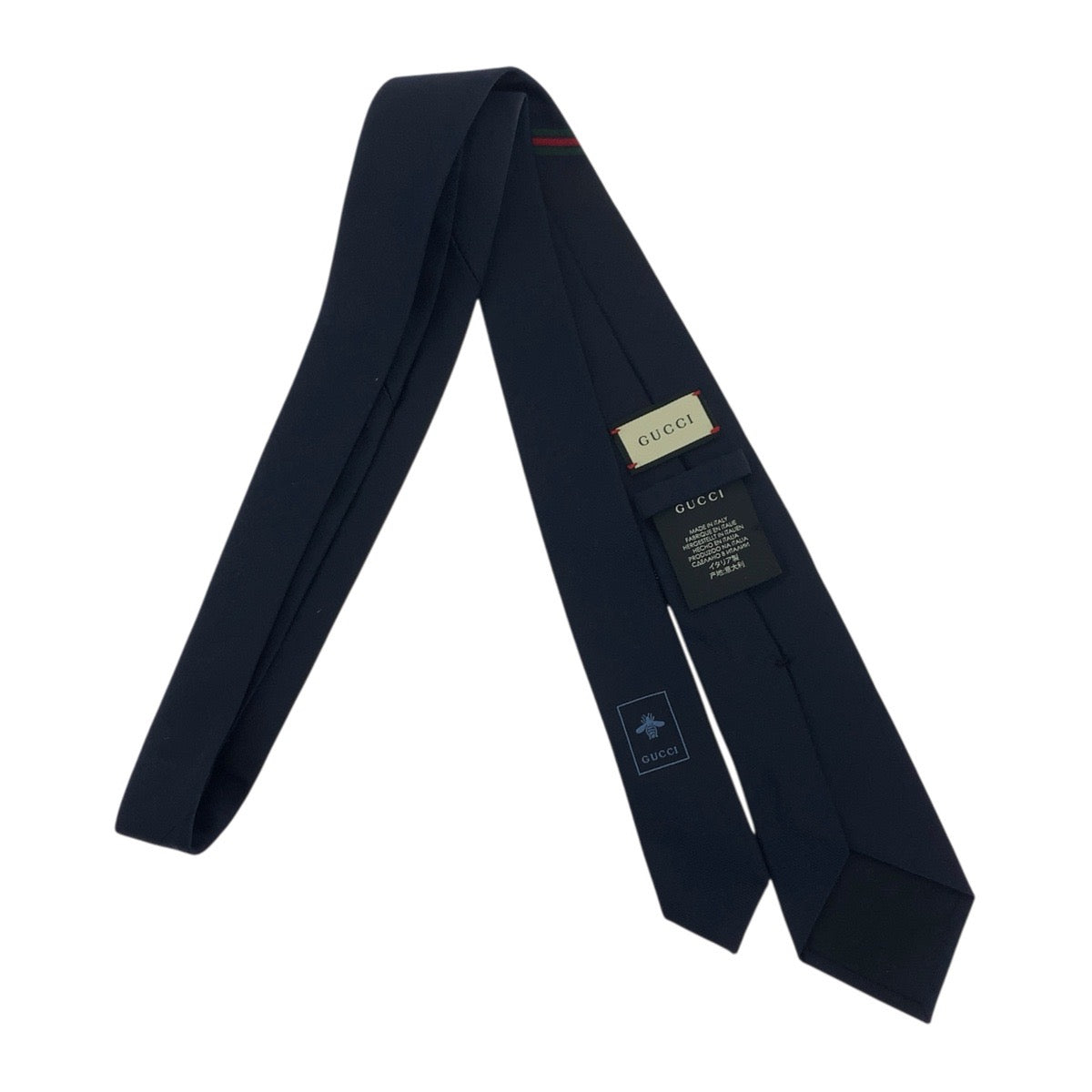 19093
GUCCI グッチ ネイビー シルク 473149 ネクタイ  メンズ A14