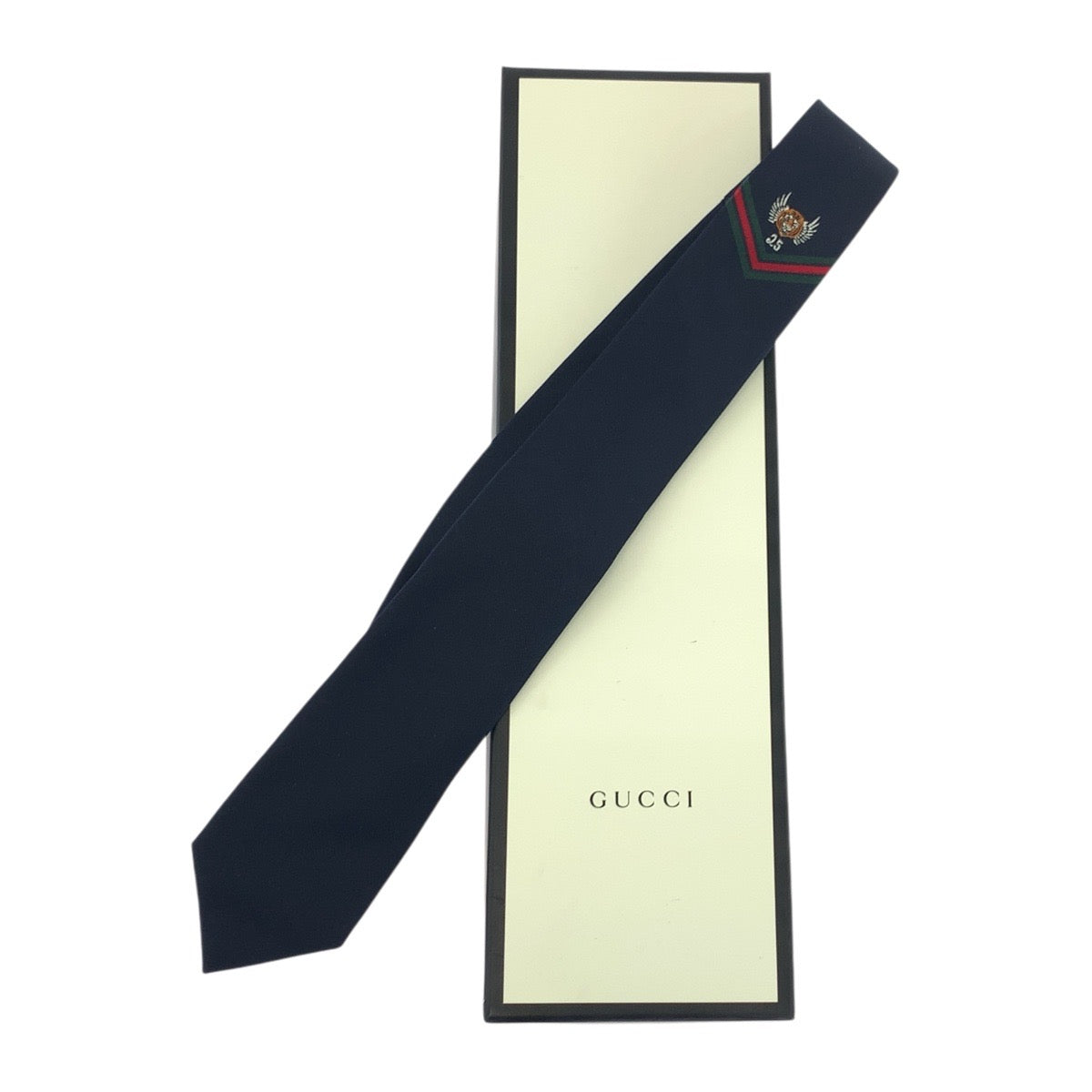 19093
GUCCI グッチ ネイビー シルク 473149 ネクタイ  メンズ A14
