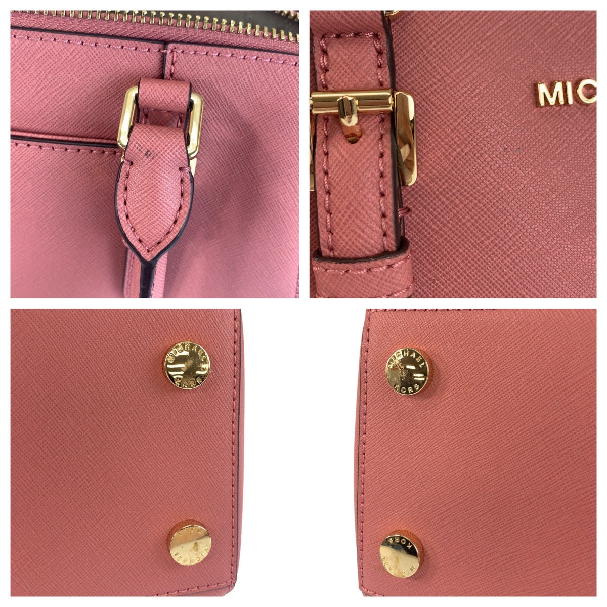 19094
Michael Kors マイケルコース シアラ ピンク ゴールド金具 レザー 35H5GC6S3L ハンドバッグ ショルダーバッグ 2way レディース A20
