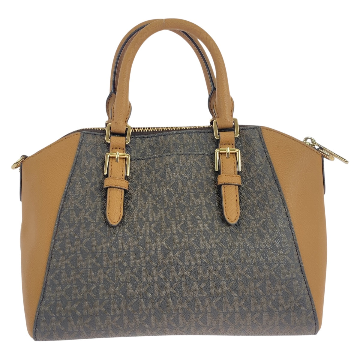19101
Michael Kors マイケルコース ブラウン ゴールド金具 レザー ハンドバッグ ショルダーバッグ 2WAY レディース AB16