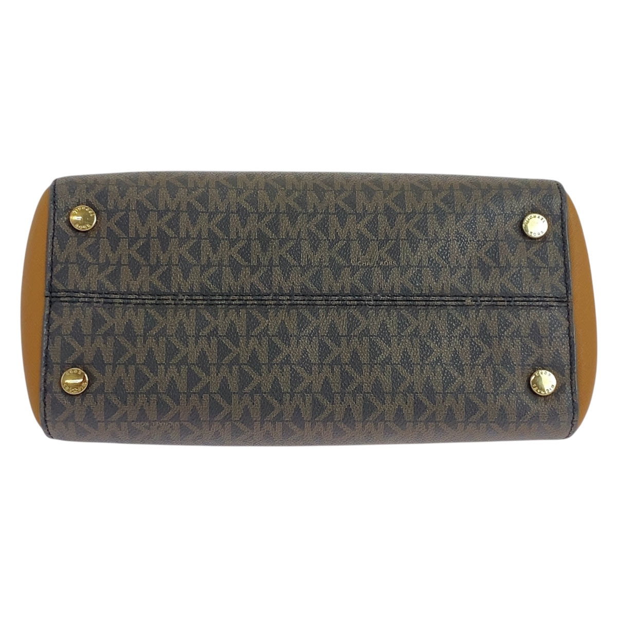 19101
Michael Kors マイケルコース ブラウン ゴールド金具 レザー ハンドバッグ ショルダーバッグ 2WAY レディース AB16