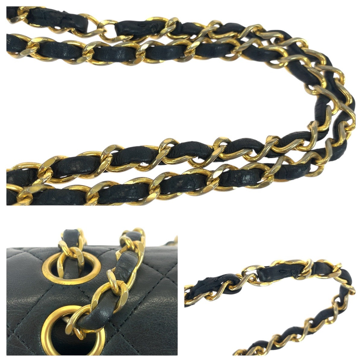 19102
CHANEL シャネル マトラッセ23 ダブルフラップ ココマーク ターンロック ブラック 黒 ゴールド金具 ラムスキン チェーンショルダーバッグ レディース ABP440