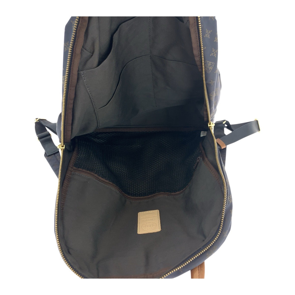 19104
russet ラシット グレー ブラウン ゴールド金具 ナイロン バックパック リュック  レディース A16