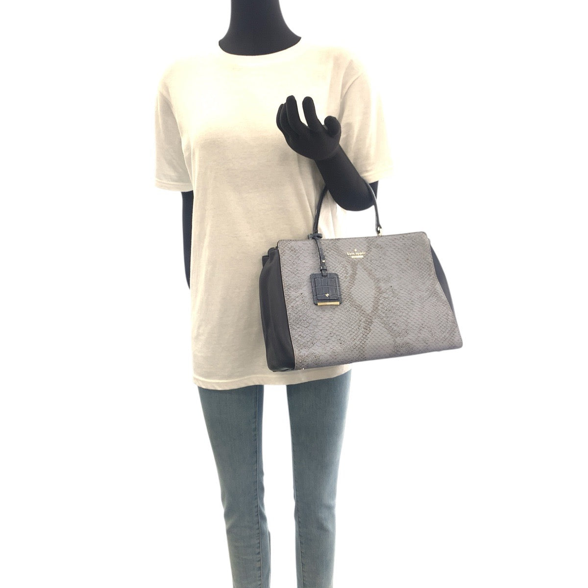 19107
Kate Spade ケイトスペード ブルー バイカラー ゴールド金具 レザー ハンドバッグ ショルダーバッグ 2WAY レディース AB12