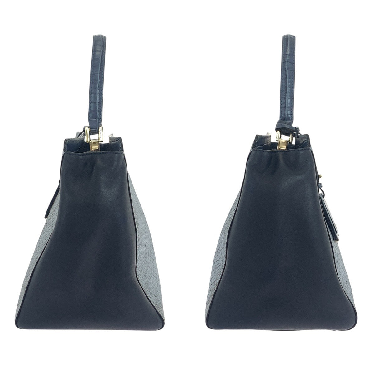 19107
Kate Spade ケイトスペード ブルー バイカラー ゴールド金具 レザー ハンドバッグ ショルダーバッグ 2WAY レディース AB12