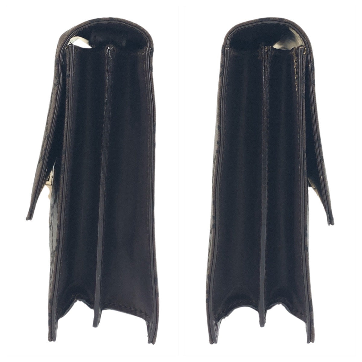 19110
GUCCI グッチ GG柄 ブラウン シルバー金具 ナイロン 018 1600 クラッチバッグ セカンドバッグ メンズ AB22