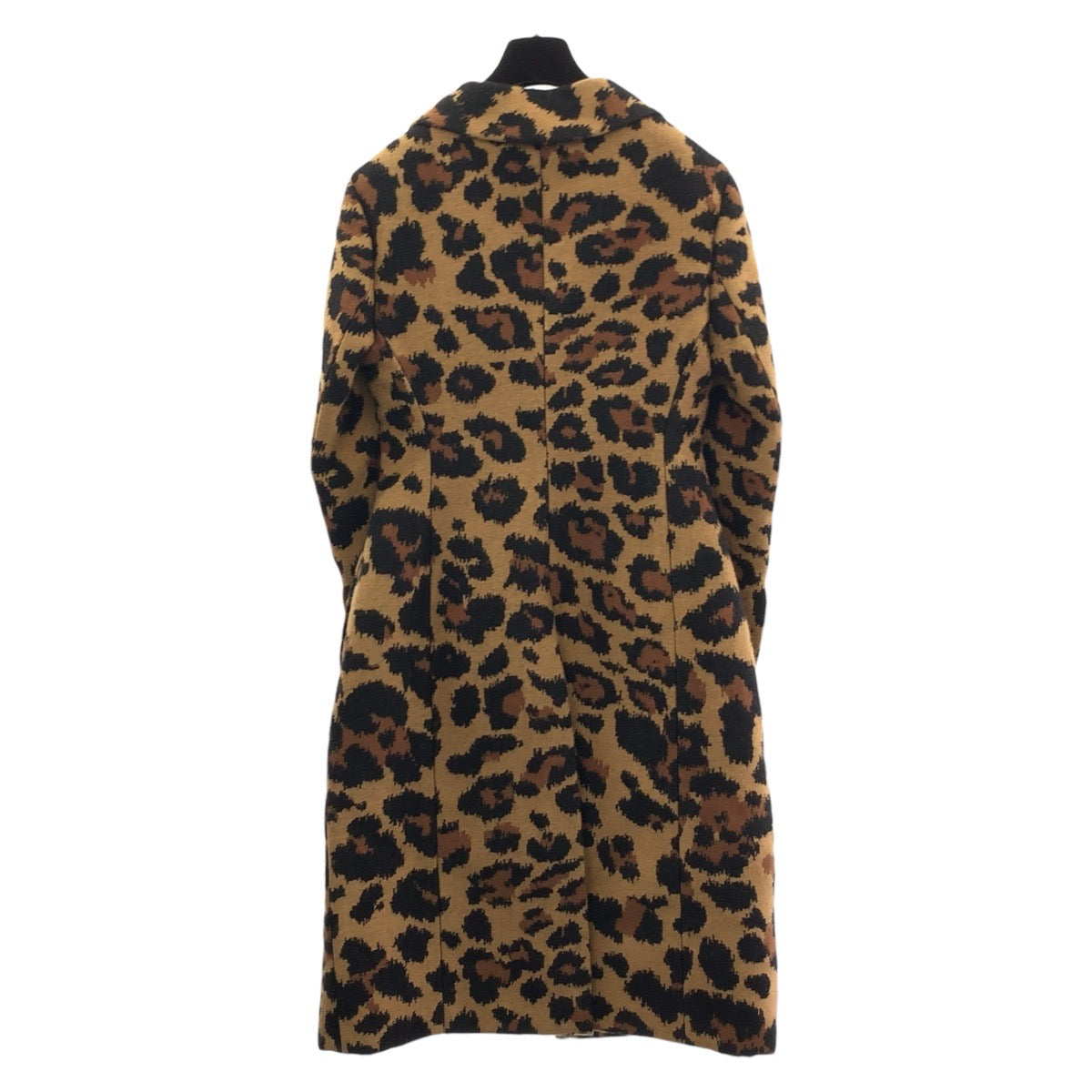 19112
BOTTEGAVENETA ボッテガヴェネタ レオパード サイズ38 ブラウン ナイロン / アクリル / モヘア コート テーラードコート チェスターコート レディース SA148