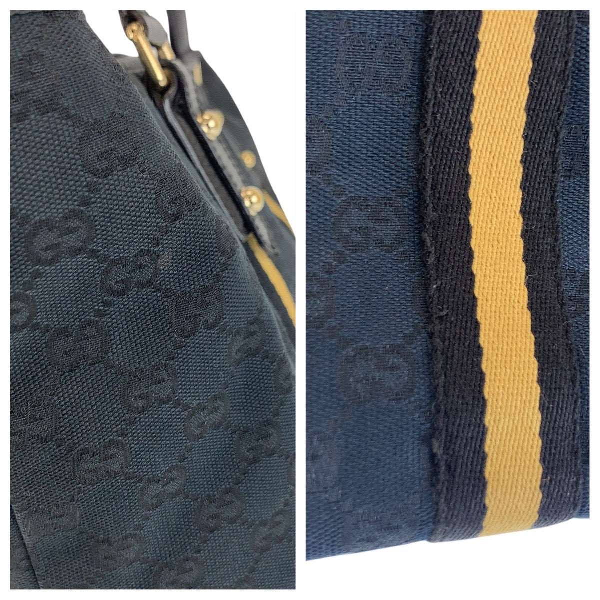 19117
GUCCI グッチ シェリーライン ブラック 黒 ゴールド金具 GGキャンバス 139260 トートバッグ ショルダーバッグ  レディース AB20