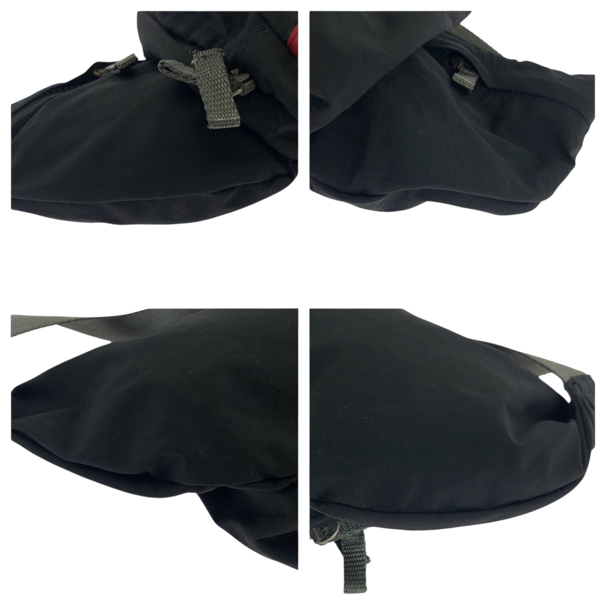 19118
PRADA プラダ プラダスポーツ ブラック 黒 シルバー金具 ナイロン 4VA056 ウエストバッグ バムバッグ  メンズ AB30