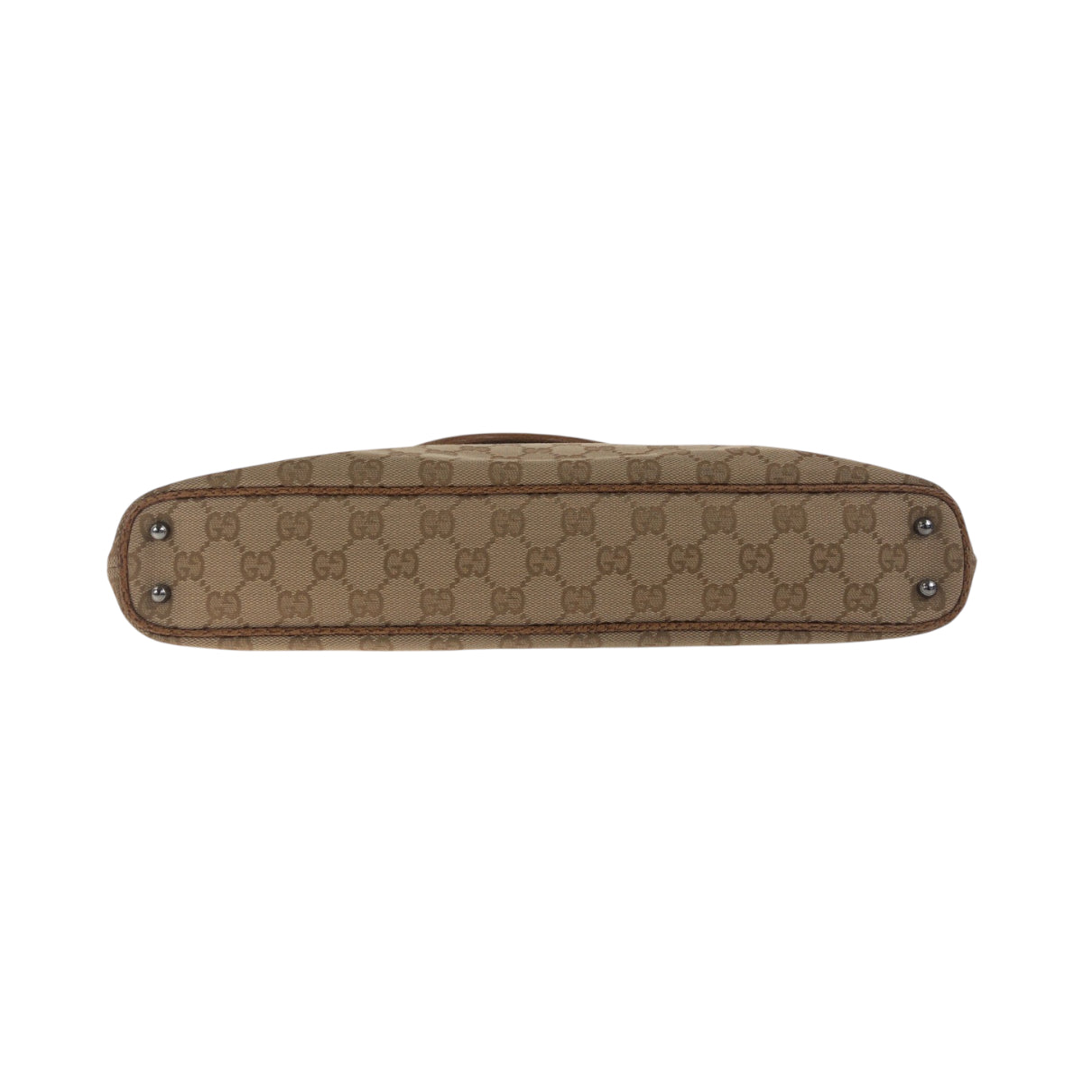 19119
GUCCI グッチ ベージュ ブラウン シルバー金具 GGキャンバス 113015 トートバッグ ショルダーバッグ レディース A48