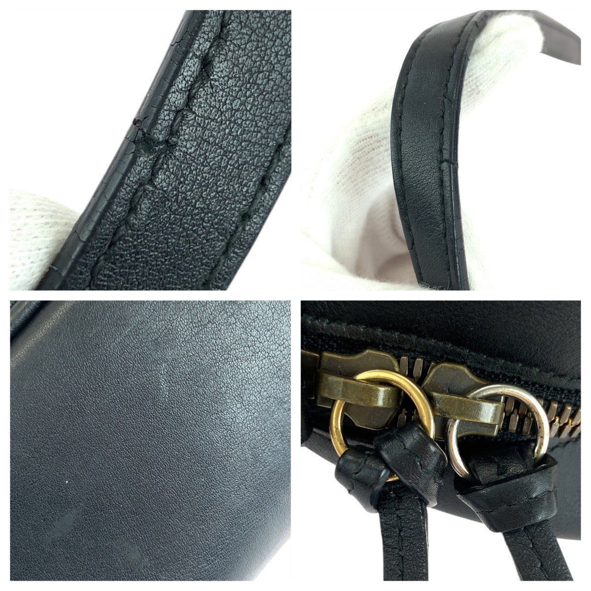 19128
GUCCI グッチ GGマーモント キルティング ブラック 黒 ゴールド金具 レザー 443499 チェーンショルダーバッグ ポシェット  レディース ABP64