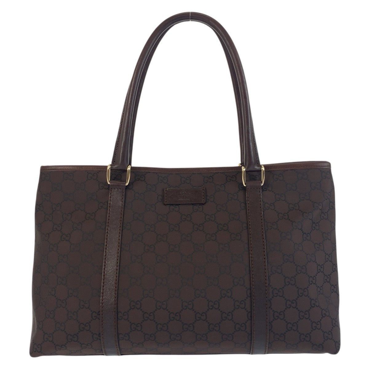 19130
GUCCI グッチ GG柄 ブラウン ゴールド金具 ナイロン 257302 トートバッグ ショルダーバッグ  レディース ABP46