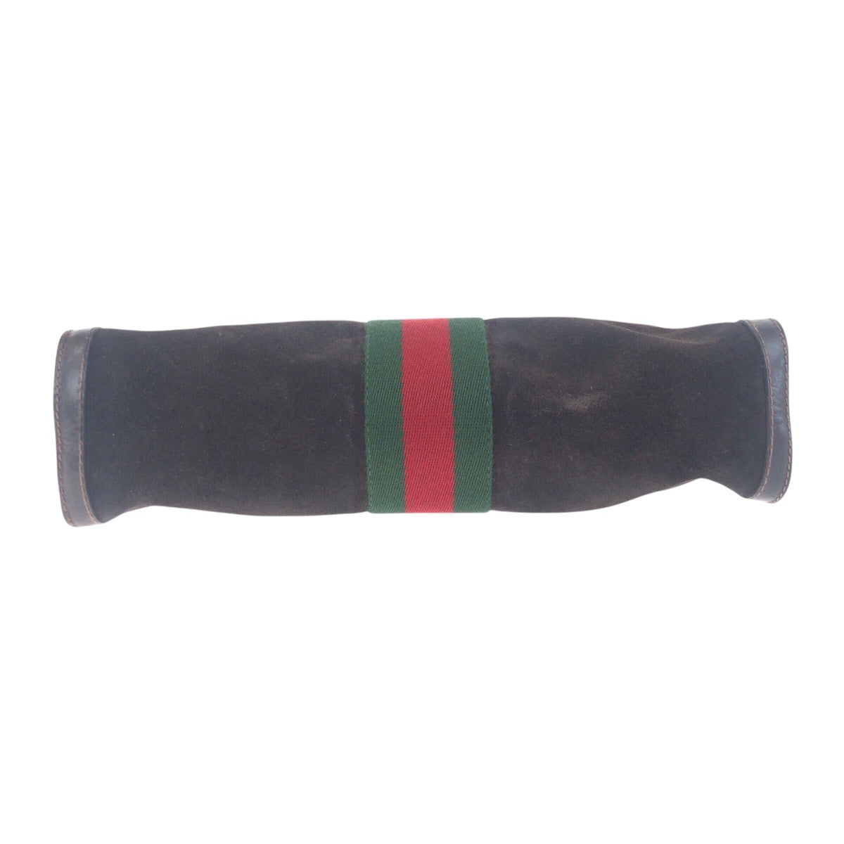 19135
GUCCI グッチ ヴィンテージ オールドグッチ シェリーライン ブラウン ゴールド金具 スウェード / レザー クラッチバッグ セカンドバッグ  メンズ AB20