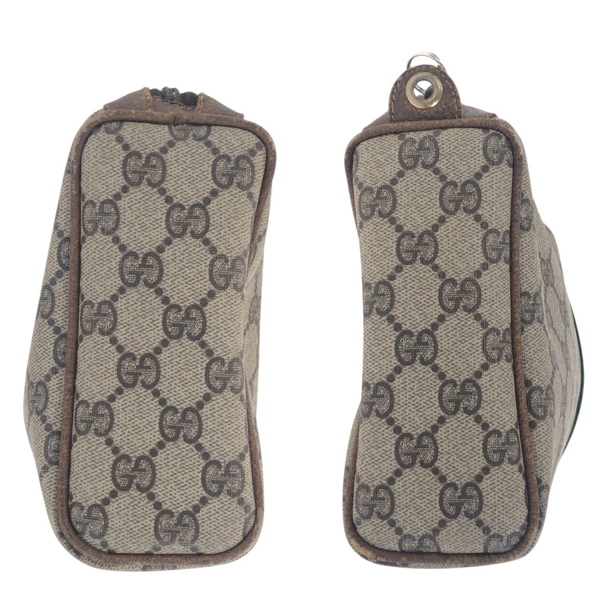 19136
GUCCI グッチ ヴィンテージ オールドグッチ シェリーライン ベージュ ブラウン ゴールド金具 GGスプリームキャンバス 001 312 0470 クラッチバッグ セカンドバッグ  メンズ AB11