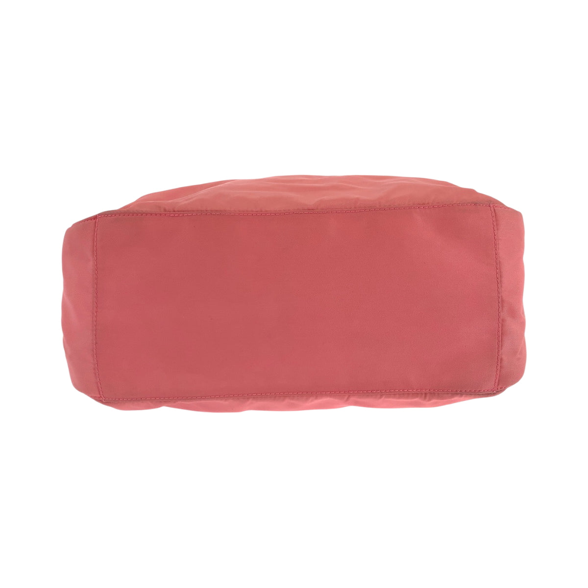 19137
PRADA プラダ テスート 三角ロゴプレート ピンク クリア シルバー金具 ナイロン ショルダーバッグ 肩掛け  レディース ABP27