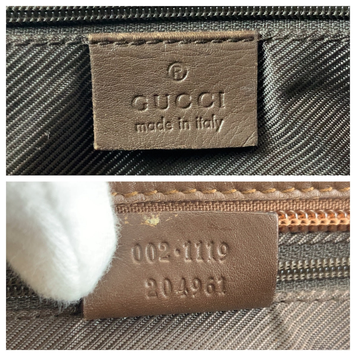 19142
GUCCI グッチ ベージュ ブラウン GGキャンバス / レザー 002 1119 トートバッグ ショルダーバッグ  レディース AB27