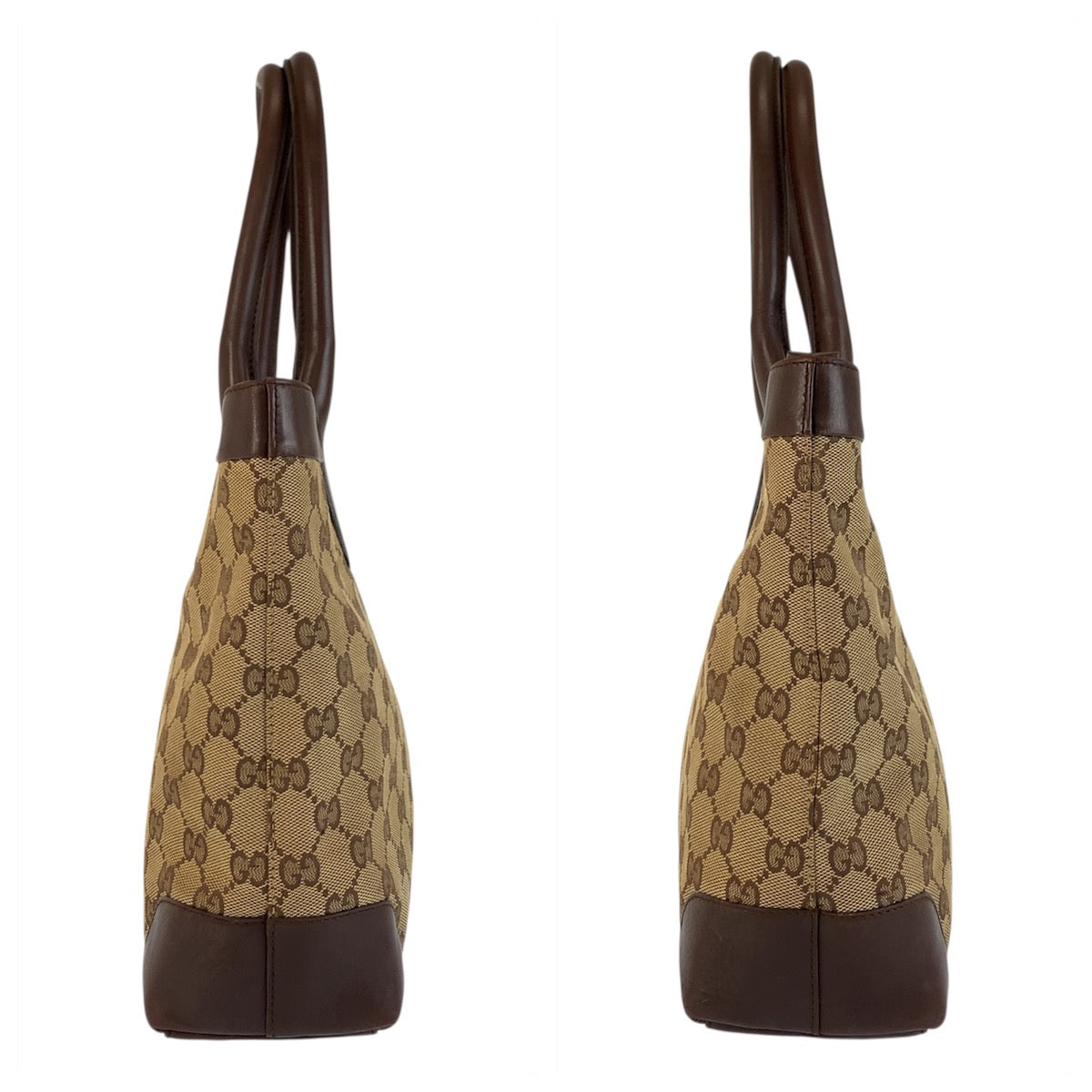 19142
GUCCI グッチ ベージュ ブラウン GGキャンバス / レザー 002 1119 トートバッグ ショルダーバッグ  レディース AB27