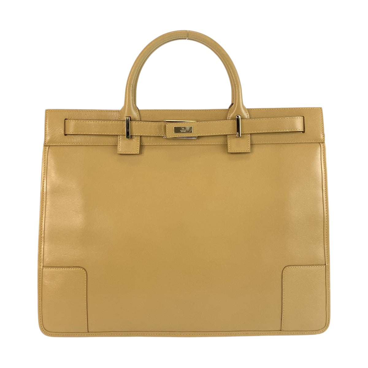 19143
GUCCI グッチ ベージュ ゴールド金具 レザー 002 1090 ビジネスバッグ トートバッグ レディース ABP29