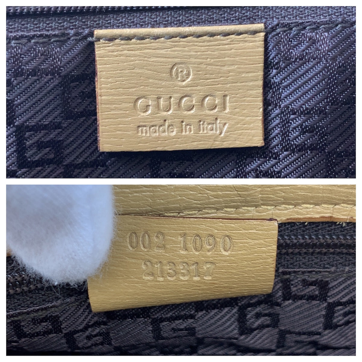 19143
GUCCI グッチ ベージュ ゴールド金具 レザー 002 1090 ビジネスバッグ トートバッグ レディース ABP29