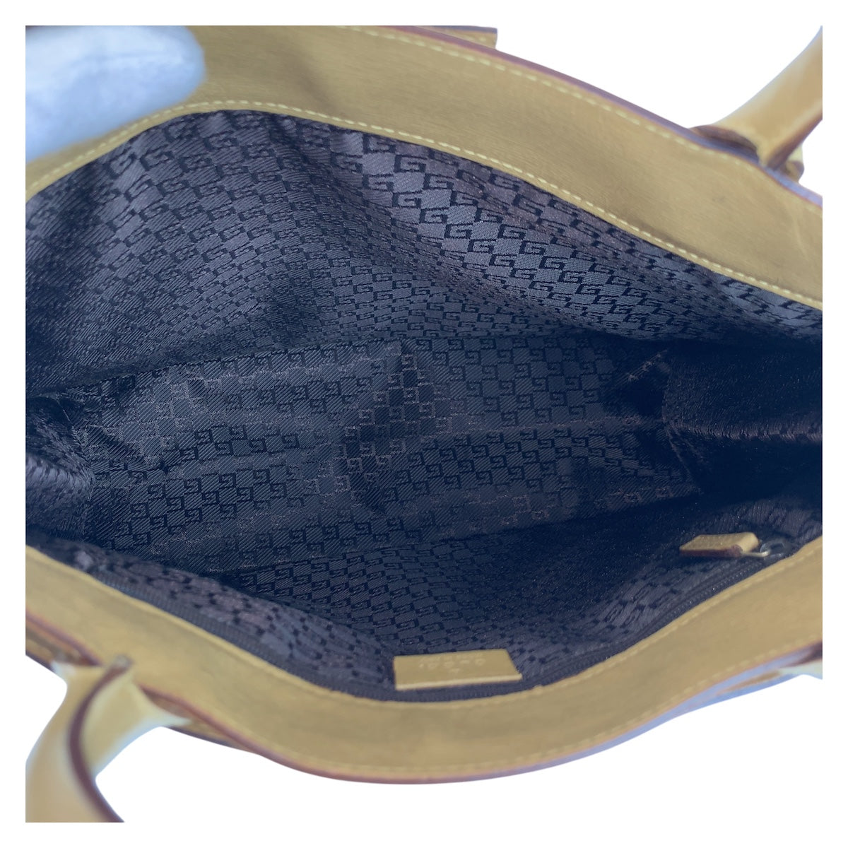 19143
GUCCI グッチ ベージュ ゴールド金具 レザー 002 1090 ビジネスバッグ トートバッグ レディース ABP29