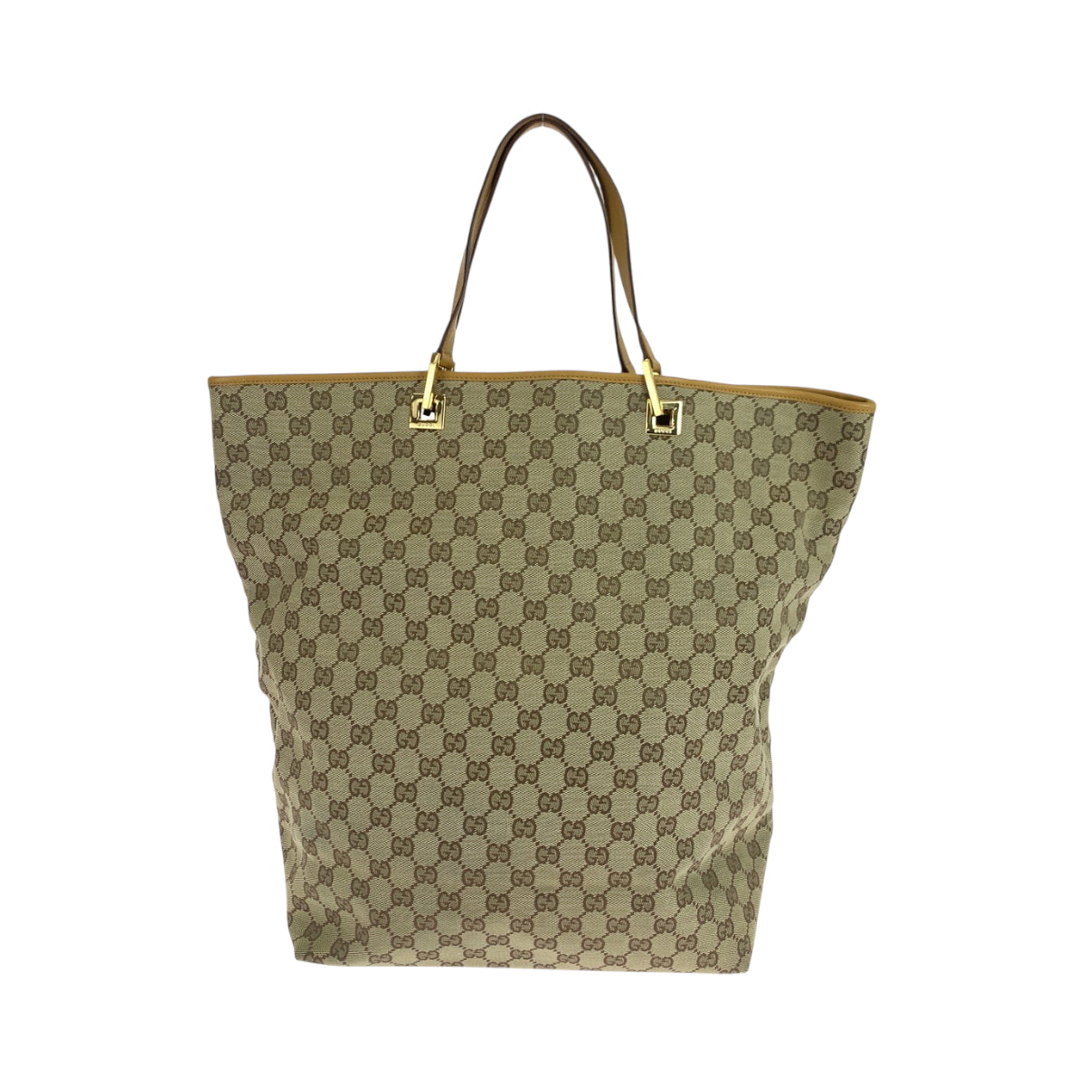 19147
GUCCI グッチ ベージュ キャメル ゴールド金具 GGキャンバス 002 1097 トートバッグ ショルダーバッグ レディース ABP34