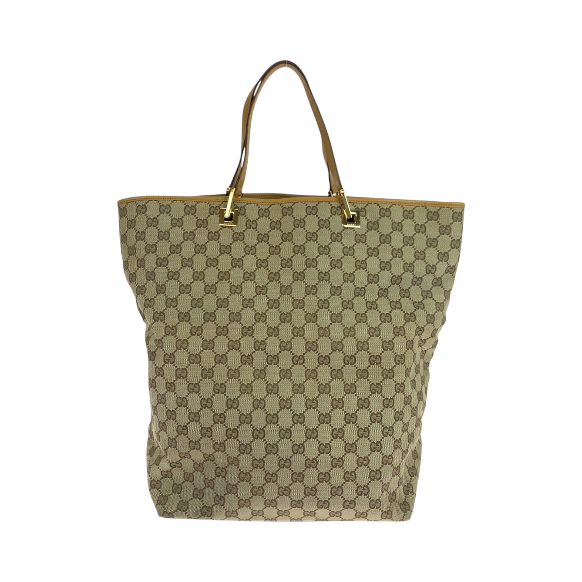 19147
GUCCI グッチ ベージュ キャメル ゴールド金具 GGキャンバス 002 1097 トートバッグ ショルダーバッグ レディース ABP34