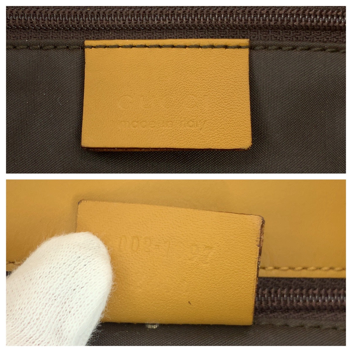 19147
GUCCI グッチ ベージュ キャメル ゴールド金具 GGキャンバス 002 1097 トートバッグ ショルダーバッグ レディース ABP34