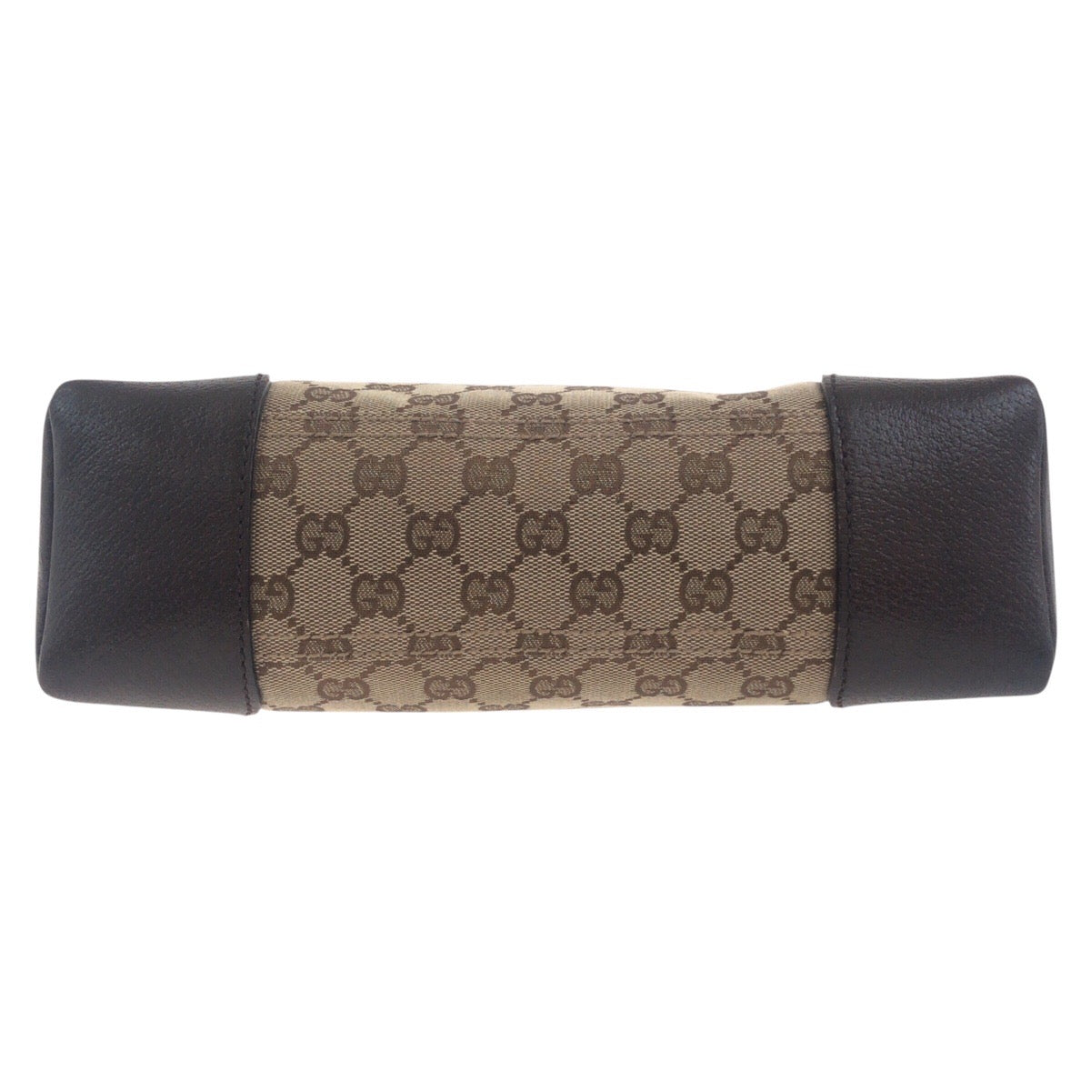 19154
GUCCI グッチ ベージュ ブラウン シルバー金具 GGキャンバス / レザー 114273 ショルダーバッグ メッセンジャーバッグ レディース AB38