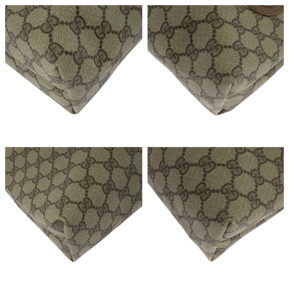 19155
GUCCI グッチ ヴィンテージ オールドグッチ シェリーライン ベージュ ブラウン ゴールド金具 GGスプリームキャンバス 39 02 003 トートバッグ ショルダーバッグ  レディース ABP27