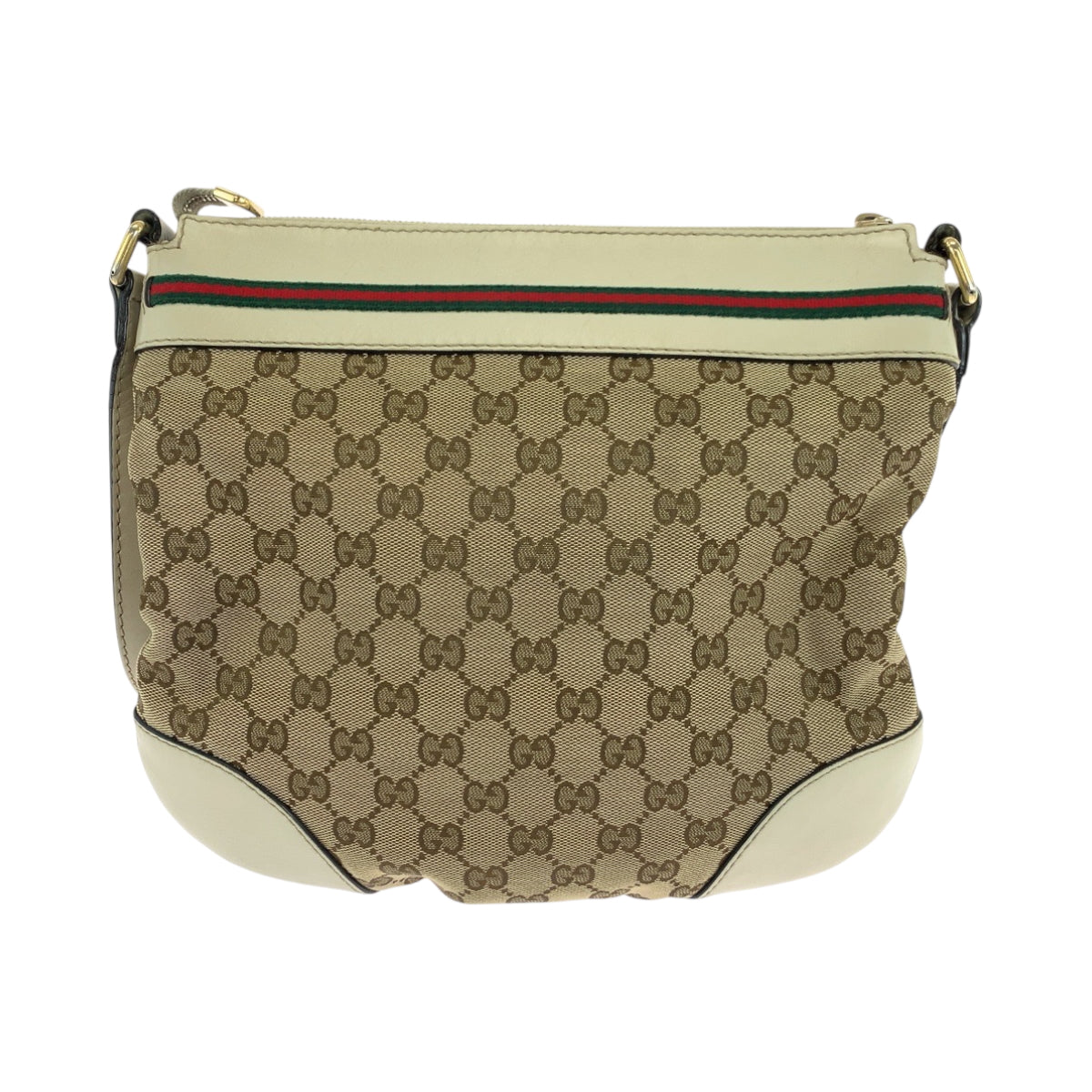 19161
GUCCI グッチ シェリーライン メイフェア ベージュ アイボリー ゴールド金具 GGキャンバス 257065 ショルダーバッグ ポシェット レディース AB32