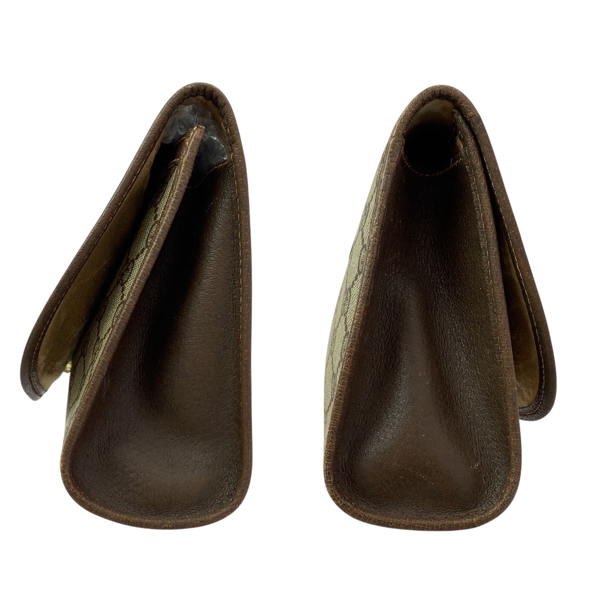 19162
GUCCI グッチ オールドグッチ シェリーライン ベージュ ブラウン ゴールド金具 GGスプリームキャンバス 156 01 030 クラッチバッグ セカンドバッグ  レディース AB17