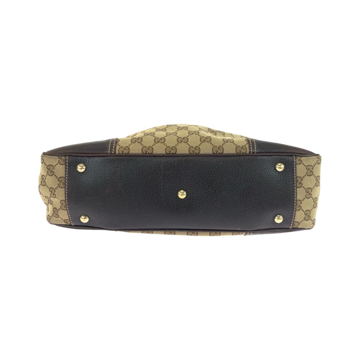 19169
GUCCI グッチ シェリーライン プリンシー リボン ベージュ ブラウン ゴールド金具 GGキャンバス 163805 トートバッグ ショルダーバッグ  レディース ABP41