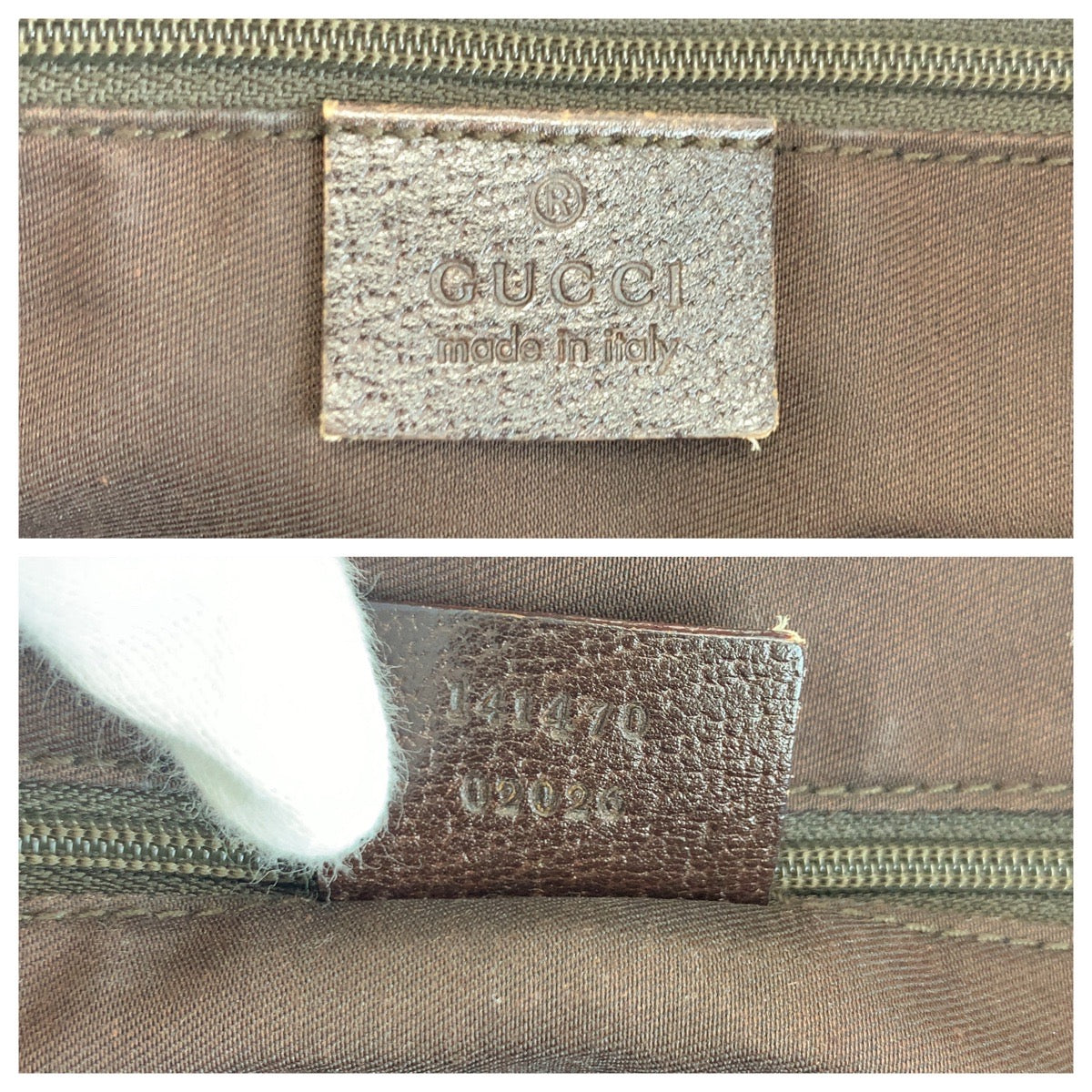 19170
GUCCI グッチ アビー ベージュ ブラウン ゴールド金具 GGキャンバス / レザー 141470 トートバッグ ショルダーバッグ  レディース AB20