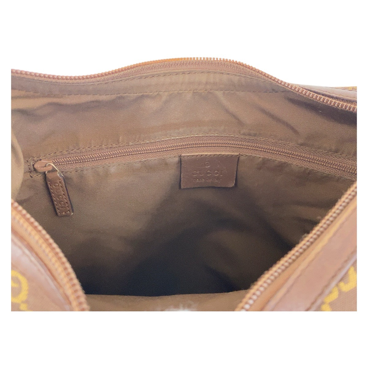 19177
GUCCI グッチ ホーボー ブラウン ゴールド金具 GGキャンバス / レザー 001 4204 ショルダーバッグ ハンドバック レディース AB34
